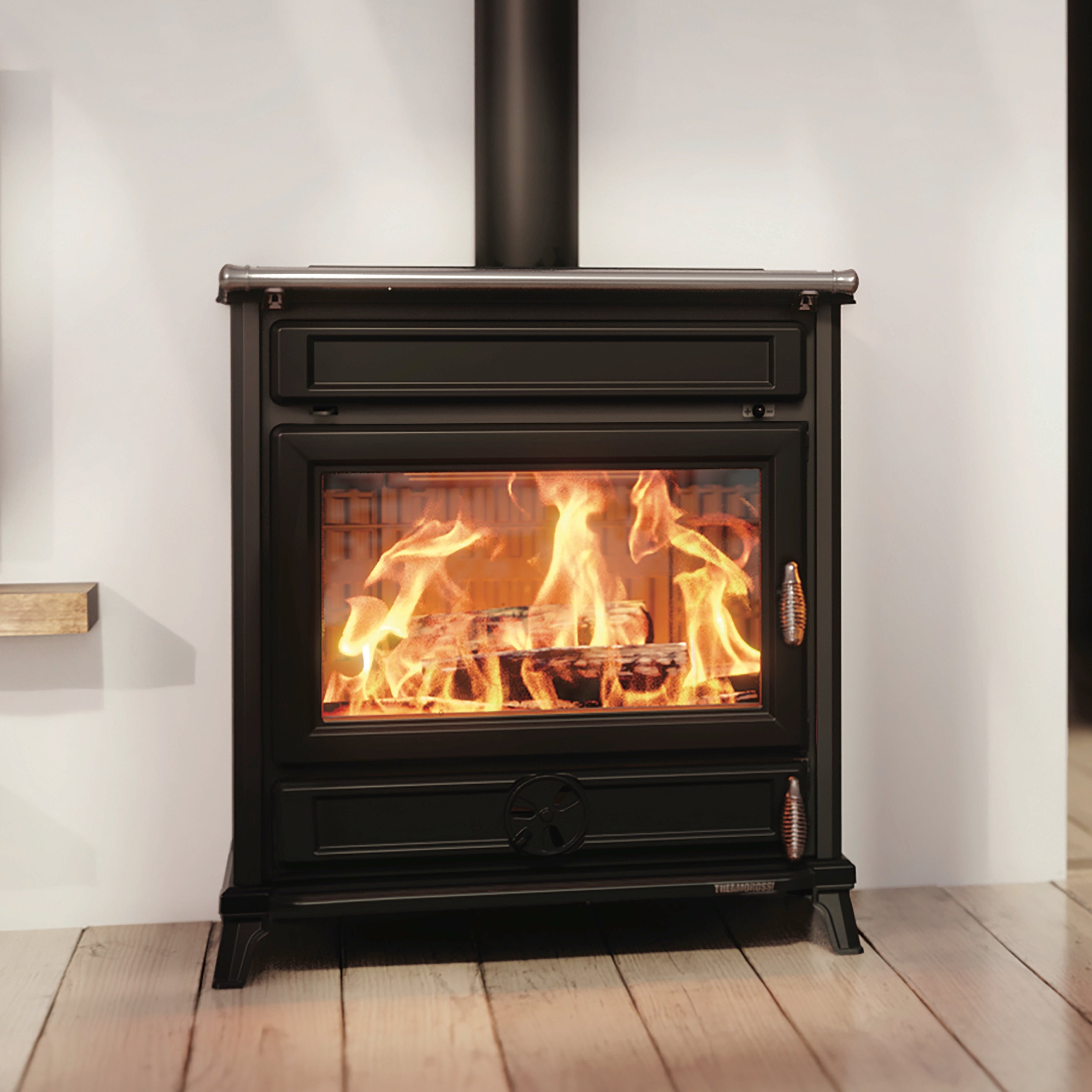 Thermorossi AGORÀ | Cast Iron Cooking Stove with Oven – 12,3 kW