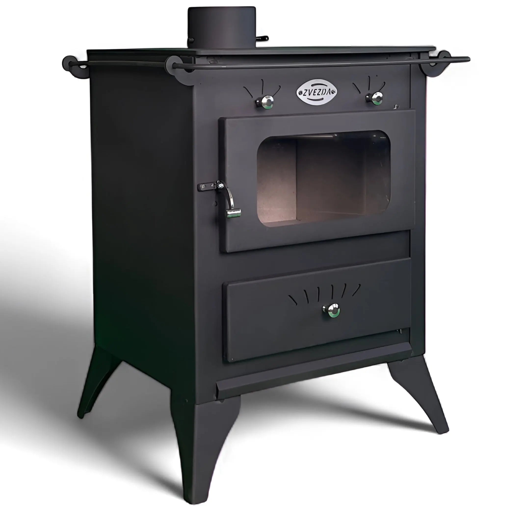 ROKO PLUS | Wood-Burning Stove – 8 kW Zvezda