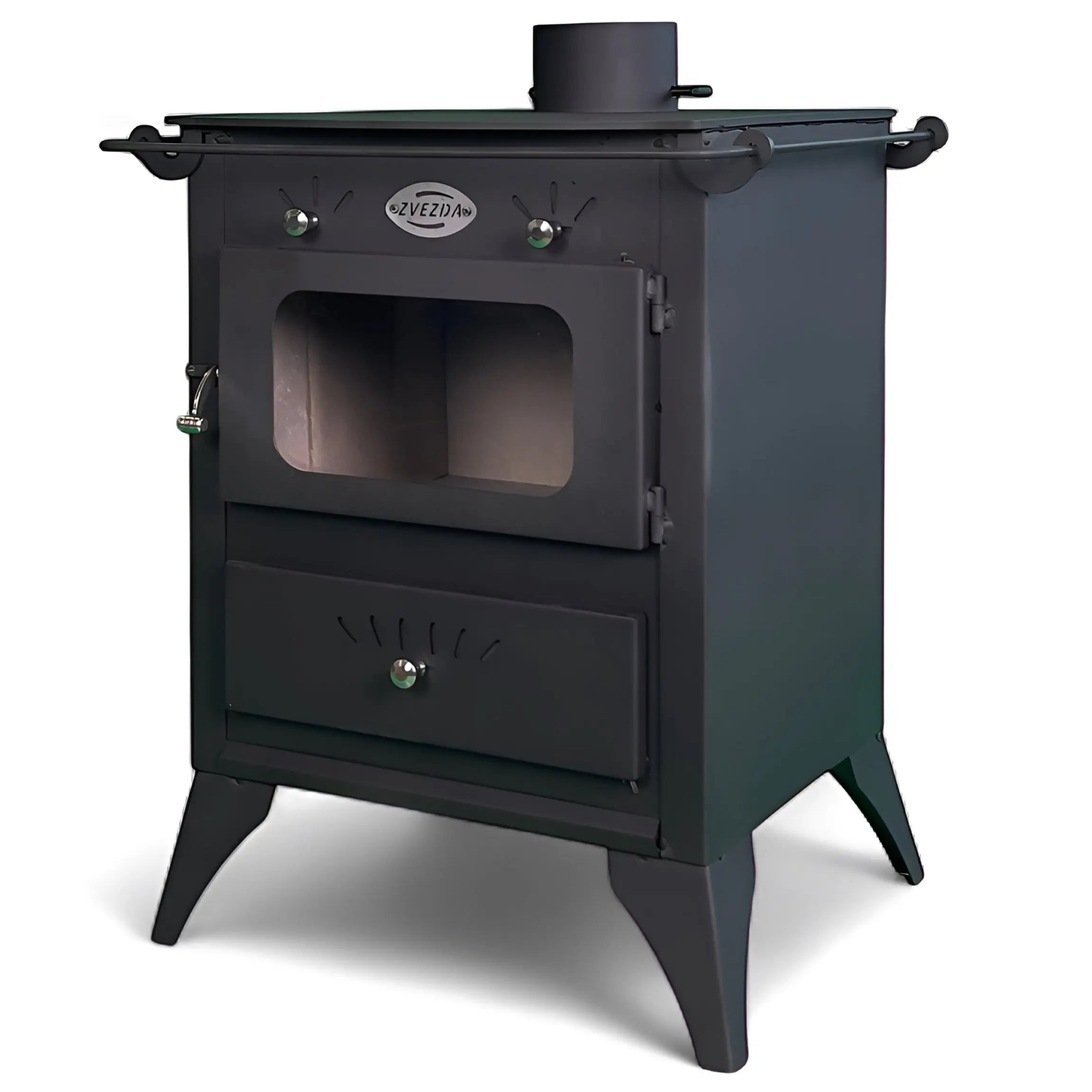 ROKO PLUS | Wood-Burning Stove – 8 kW Zvezda