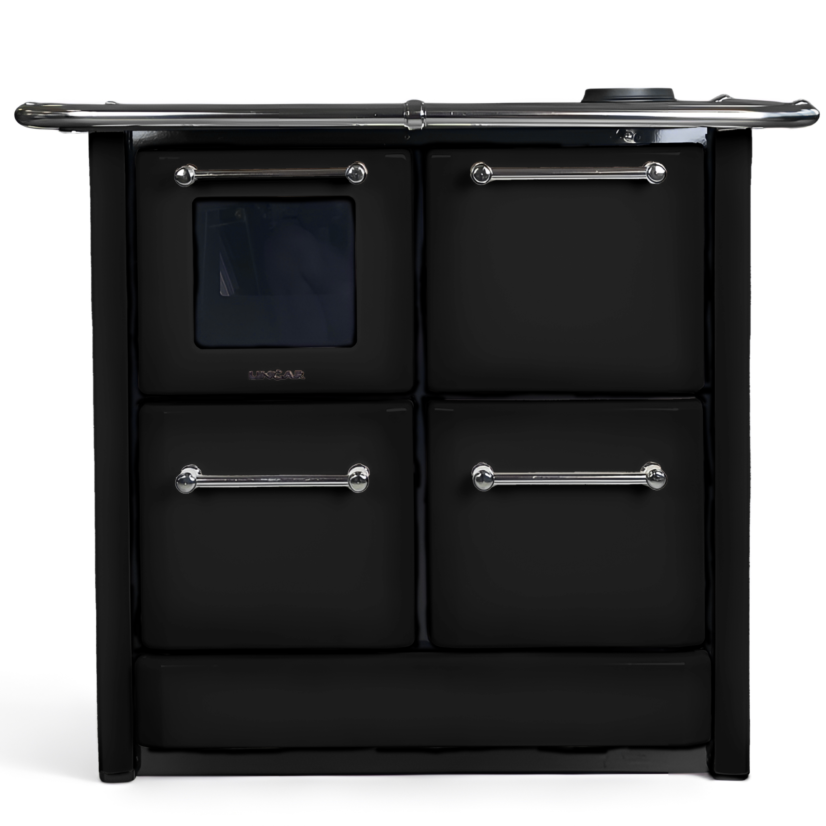 Čuguna malkas plīts ar cepeškrāsni melna SOLE XL | 11kW