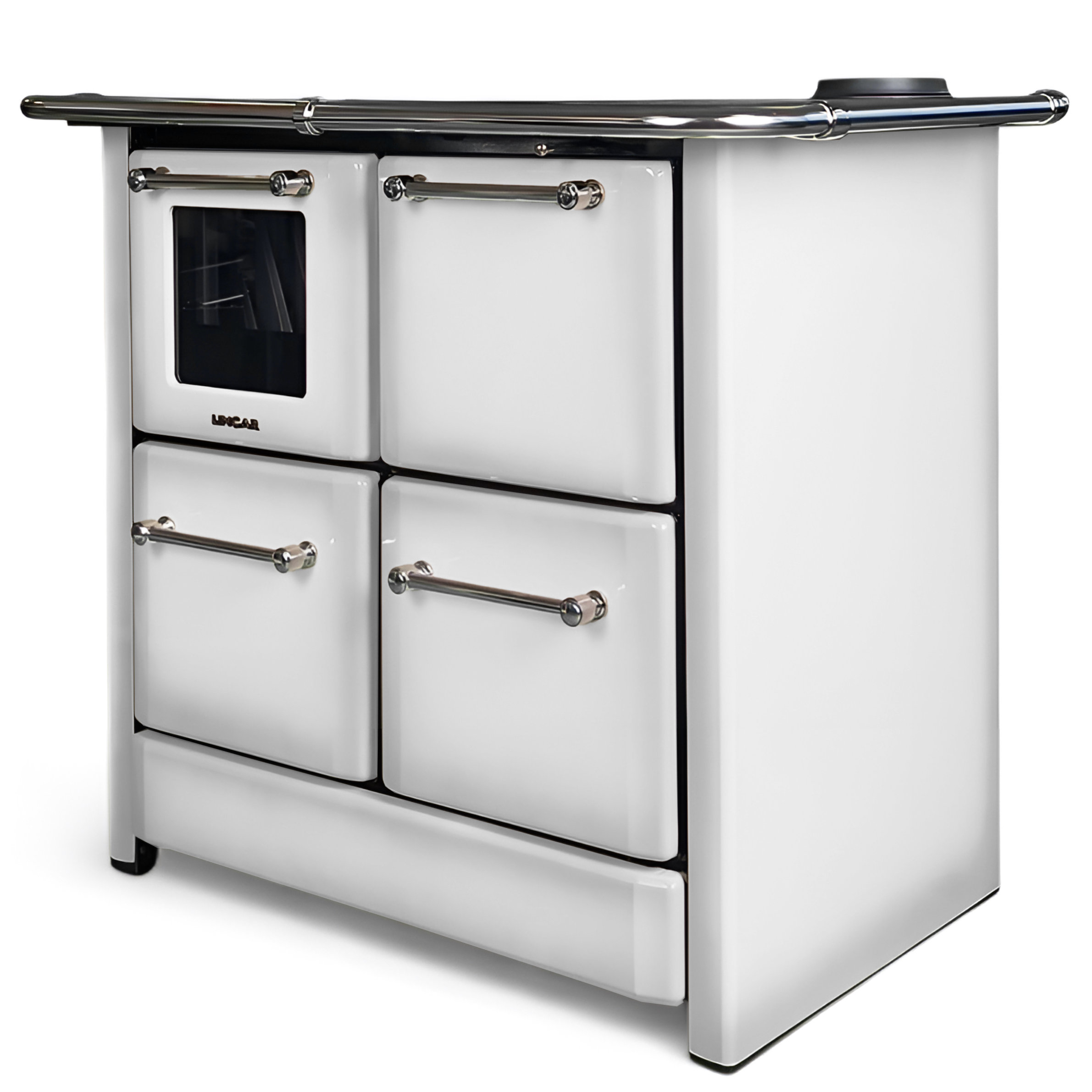 Čuguna malkas plīts ar cepeškrāsni balta SOLE XL | 11kW