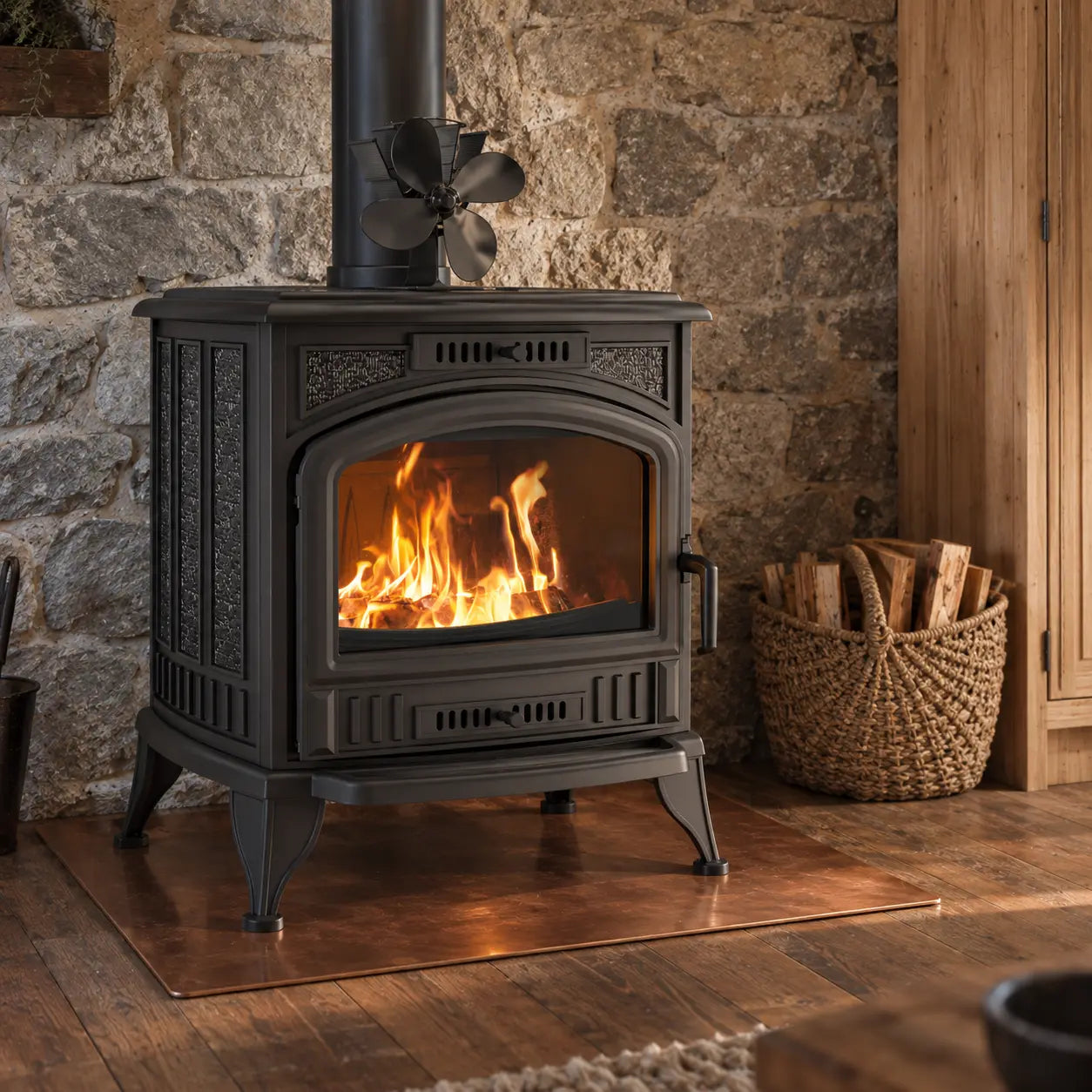 ILARIA | Cast Iron Wood-Burning Stove – 8 kW