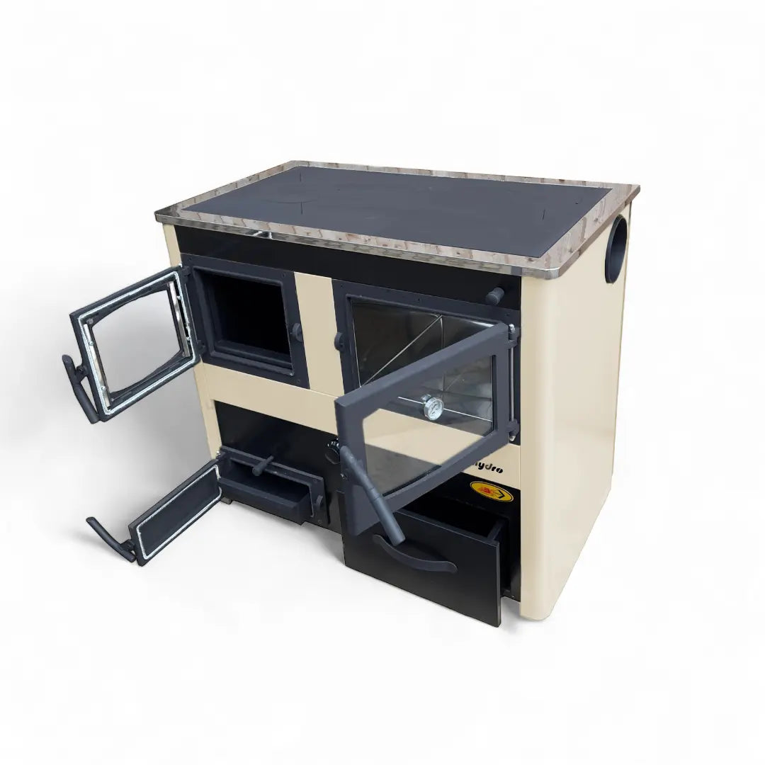 CONCEPT 2 HYDRO | Central Heating Wood Cooker – 18 kW – Beige ABC Proizvod