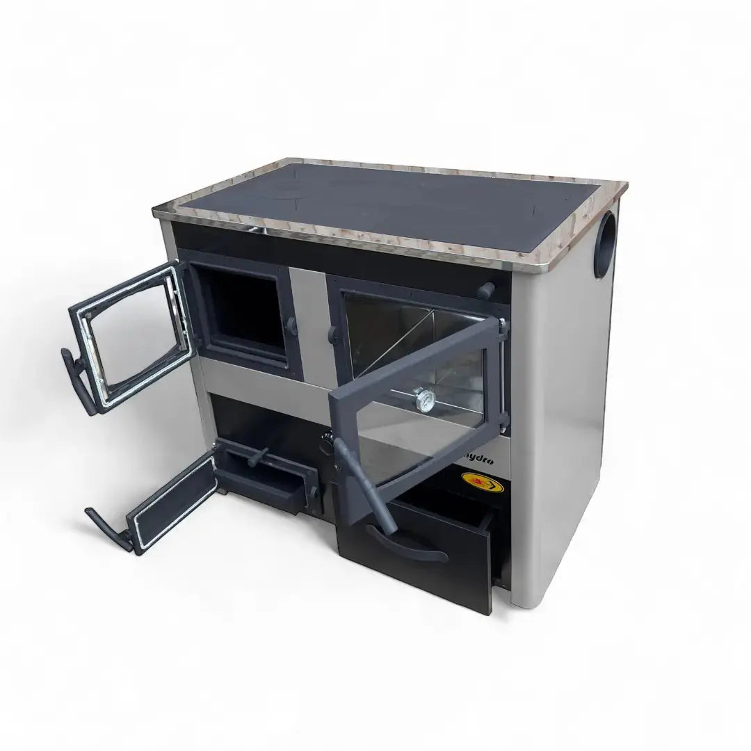 CONCEPT 2 HYDRO | Central Heating Wood Cooker – 18 kW – Grey ABC Proizvod