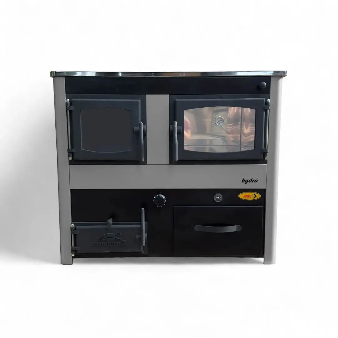 CONCEPT 2 HYDRO | Central Heating Wood Cooker – 18 kW – Grey ABC Proizvod