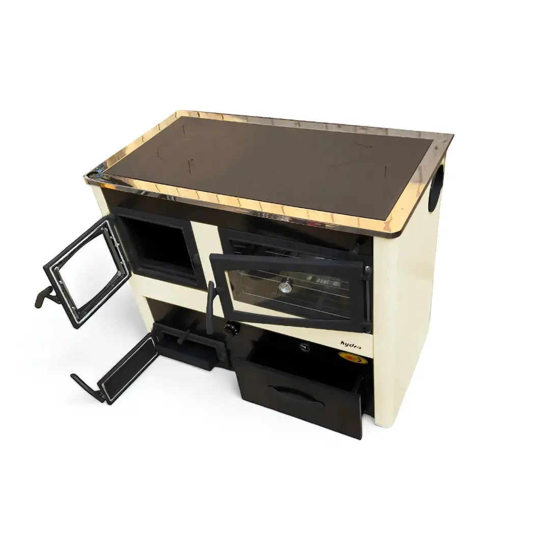 CONCEPT 2 HYDRO MAX | Central Heating Wood Cooker – 24 kW – Beige ABC Proizvod