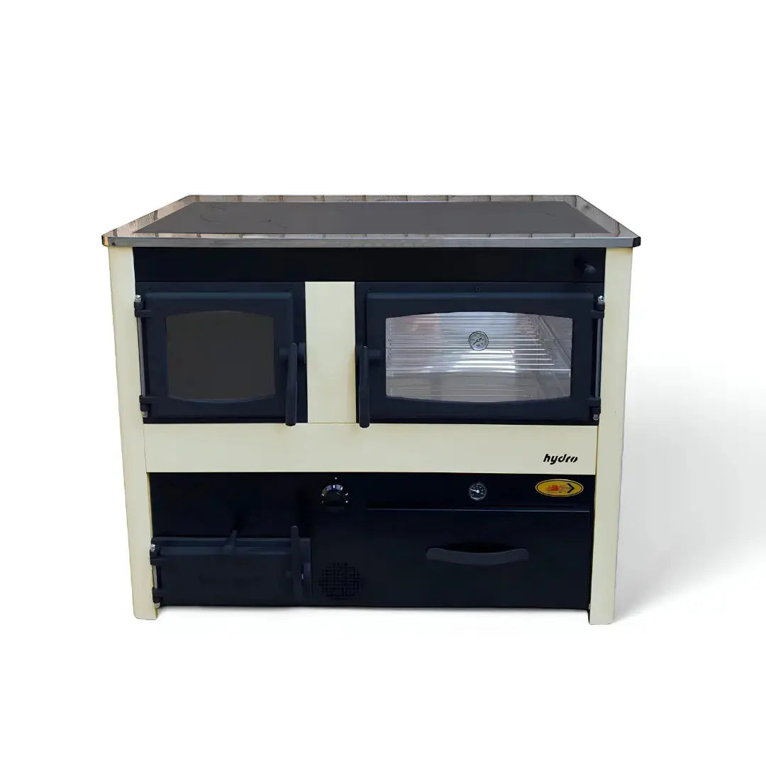 CONCEPT 2 HYDRO MAX | Central Heating Wood Cooker – 24 kW – Beige ABC Proizvod