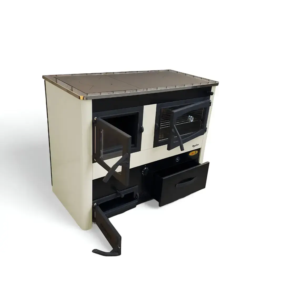 CONCEPT 2 HYDRO MAX | Central Heating Wood Cooker – 24 kW – Beige ABC Proizvod
