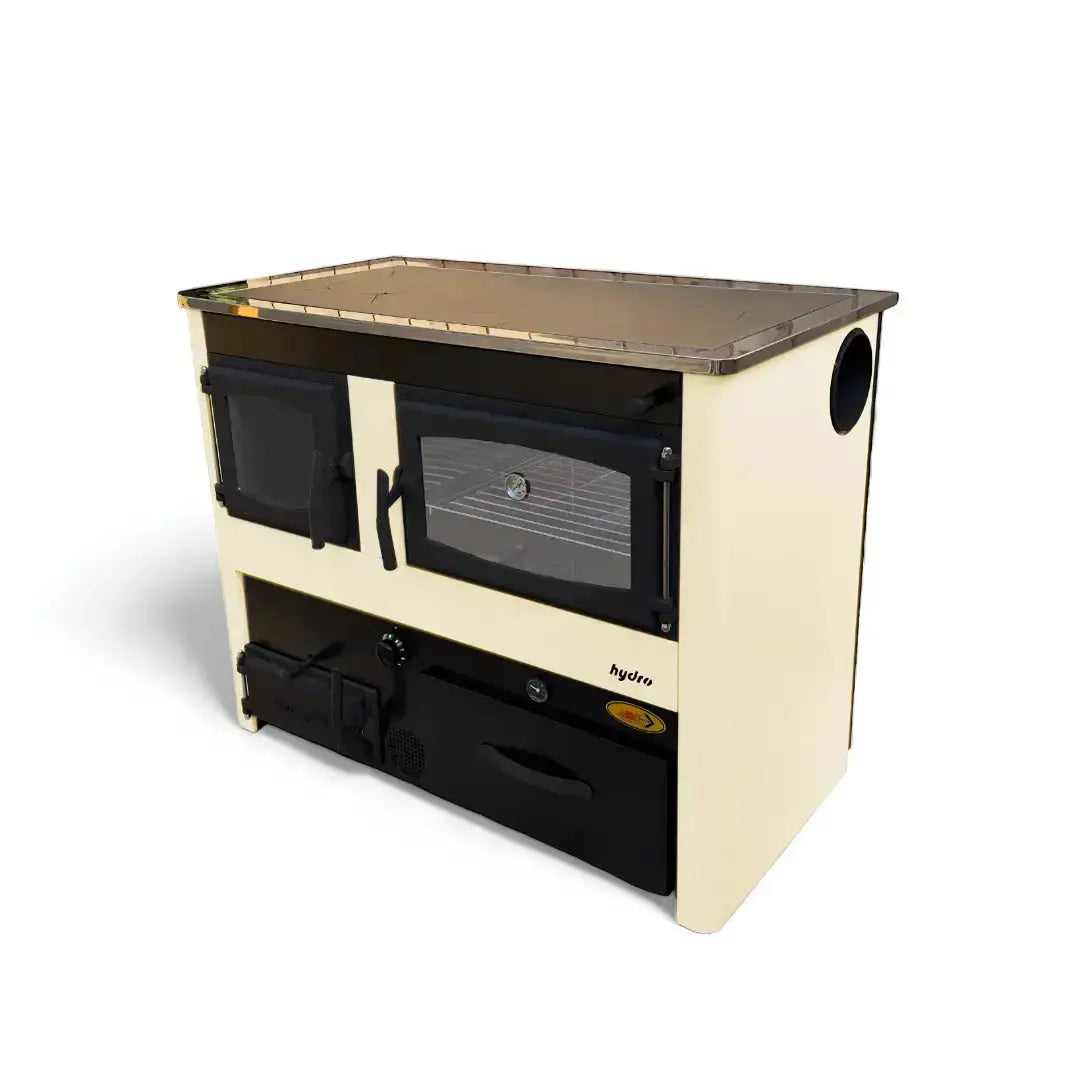 CONCEPT 2 HYDRO MAX | Central Heating Wood Cooker – 24 kW – Beige ABC Proizvod