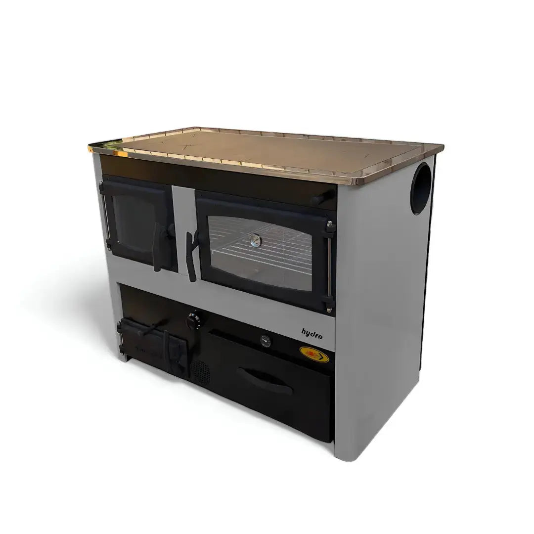 CONCEPT 2 HYDRO MAX | Central Heating Wood Cooker – 24 kW – Grey ABC Proizvod