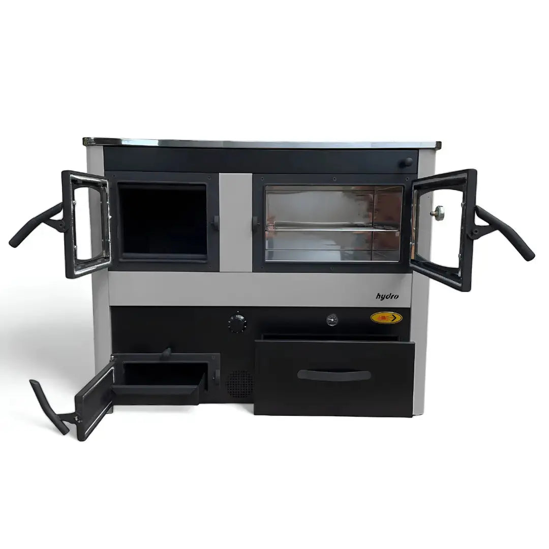 CONCEPT 2 HYDRO MAX | Central Heating Wood Cooker – 24 kW – Grey ABC Proizvod