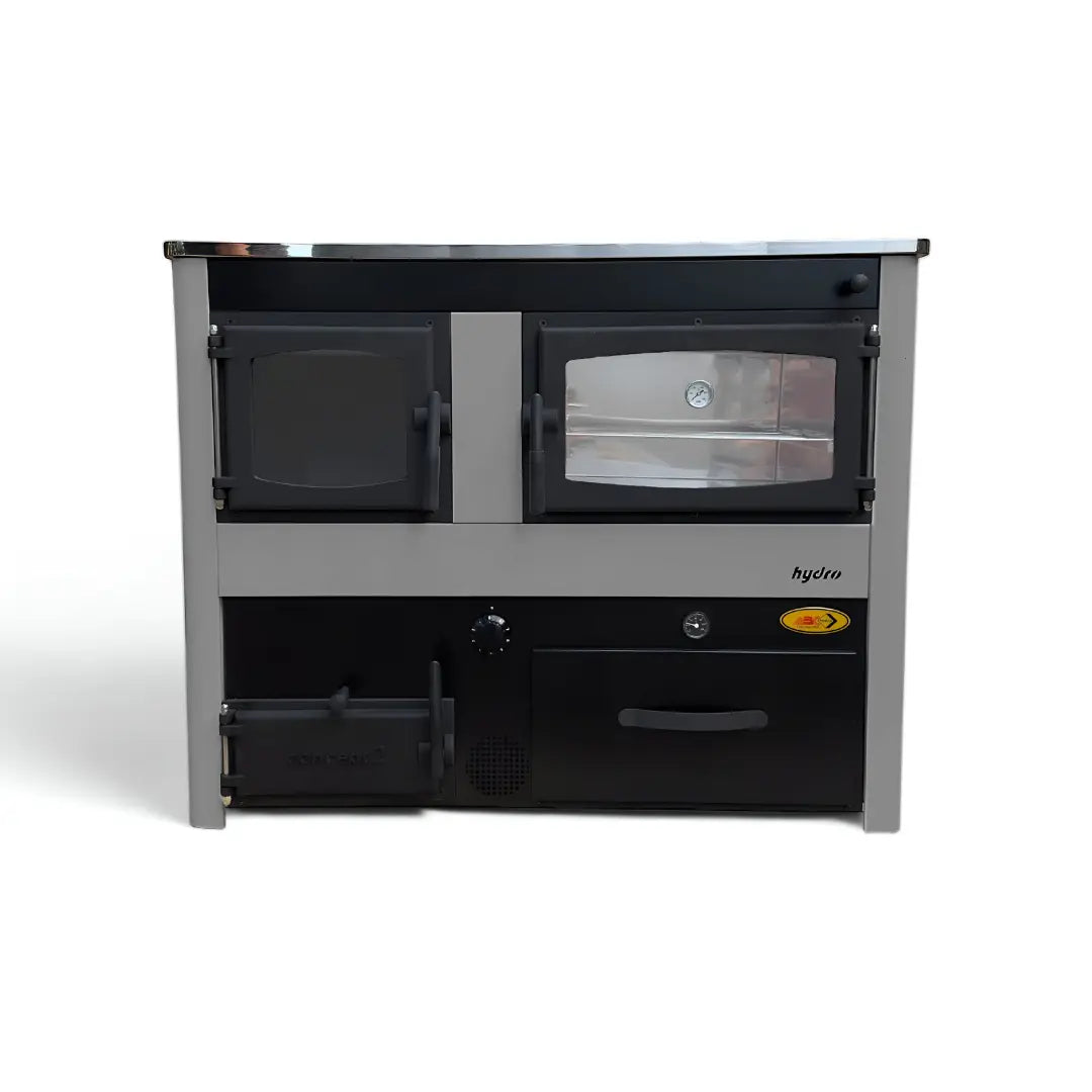 CONCEPT 2 HYDRO MAX | Central Heating Wood Cooker – 24 kW – Grey ABC Proizvod