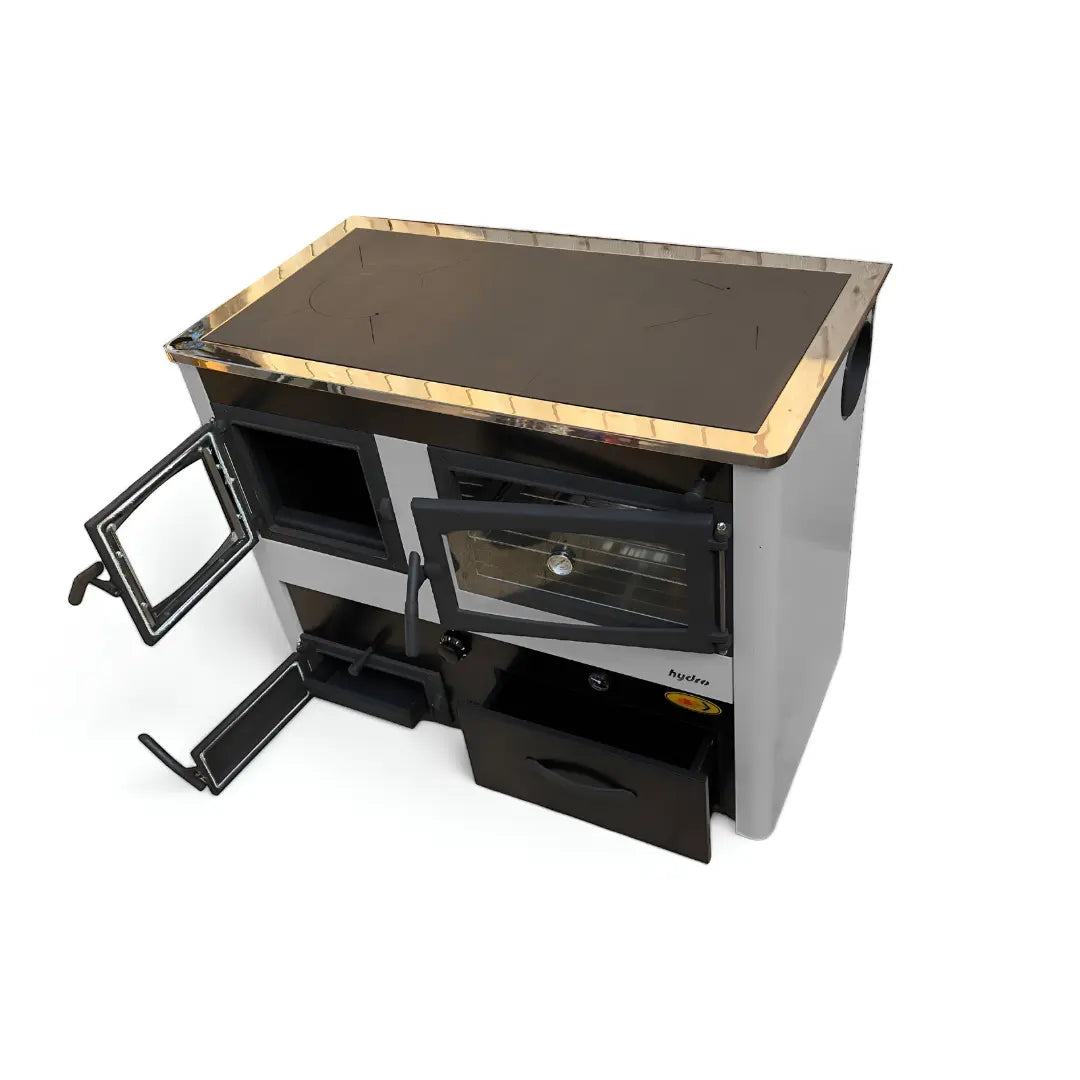 CONCEPT 2 HYDRO MAX | Central Heating Wood Cooker – 24 kW – Grey ABC Proizvod