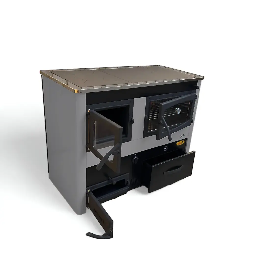 CONCEPT 2 HYDRO MAX | Central Heating Wood Cooker – 24 kW – Grey ABC Proizvod