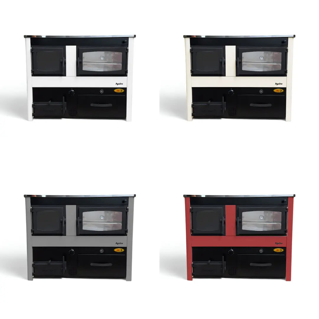 CONCEPT 2 HYDRO MAX | Central Heating Wood Cooker – 24 kW – White ABC Proizvod