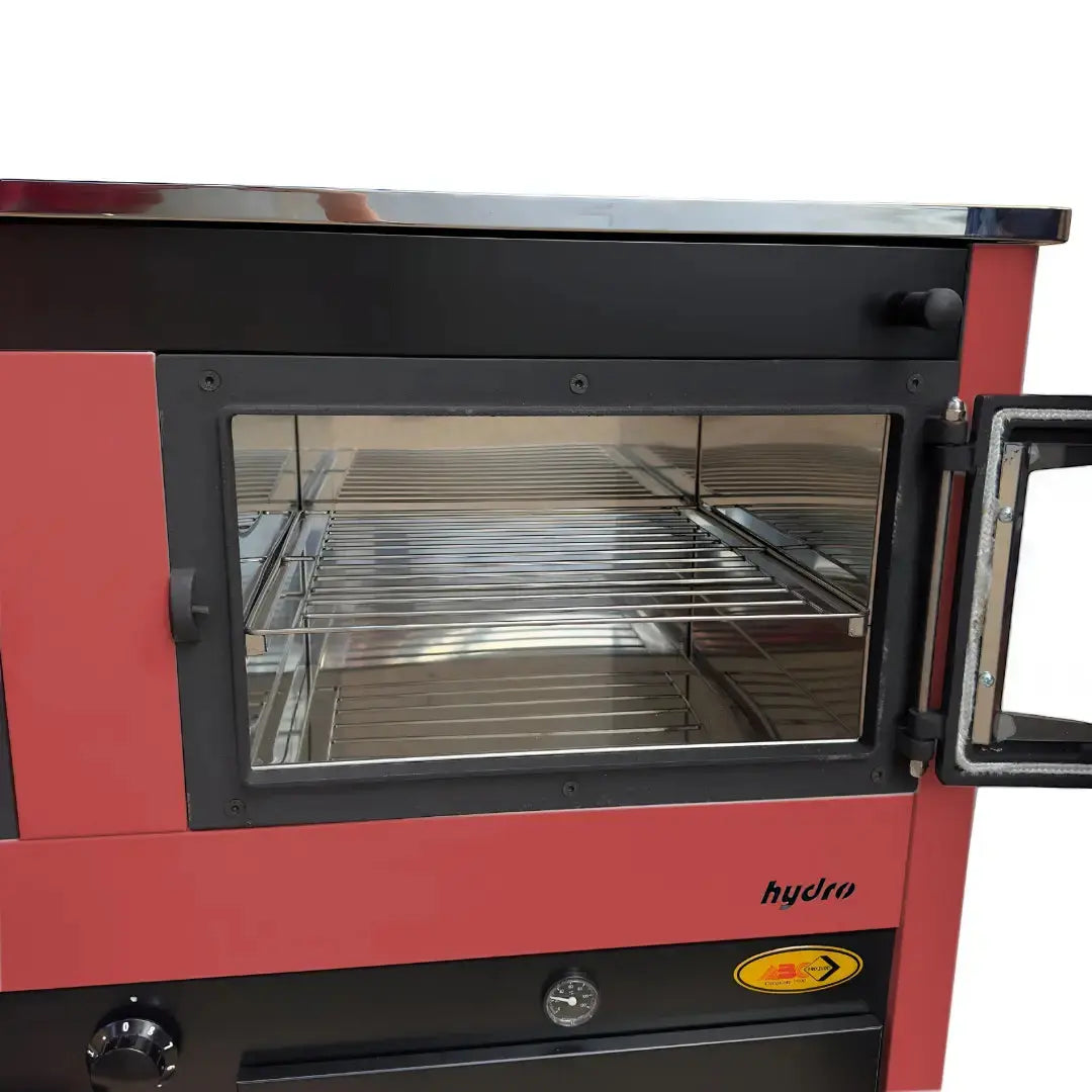 CONCEPT 2 HYDRO MAX | Central Heating Wood Cooker – 24 kW – Red ABC Proizvod