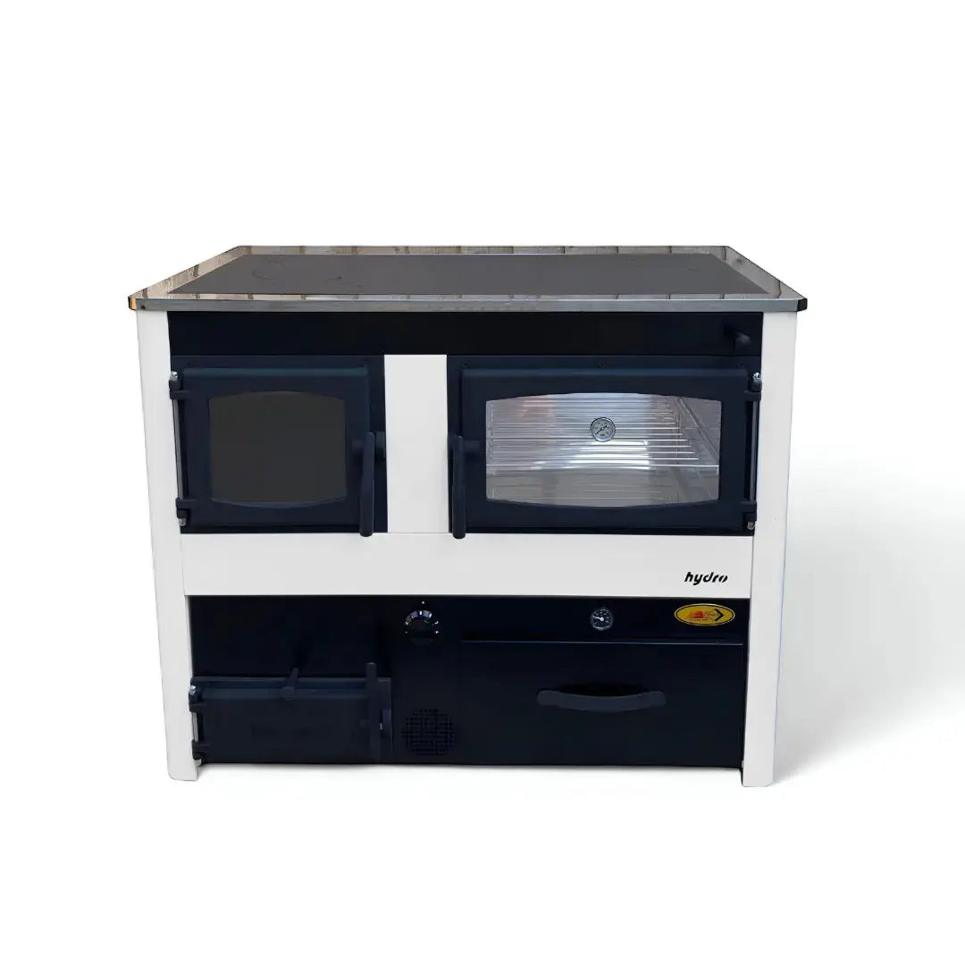 CONCEPT 2 HYDRO MAX | Central Heating Wood Cooker – 24 kW – White ABC Proizvod