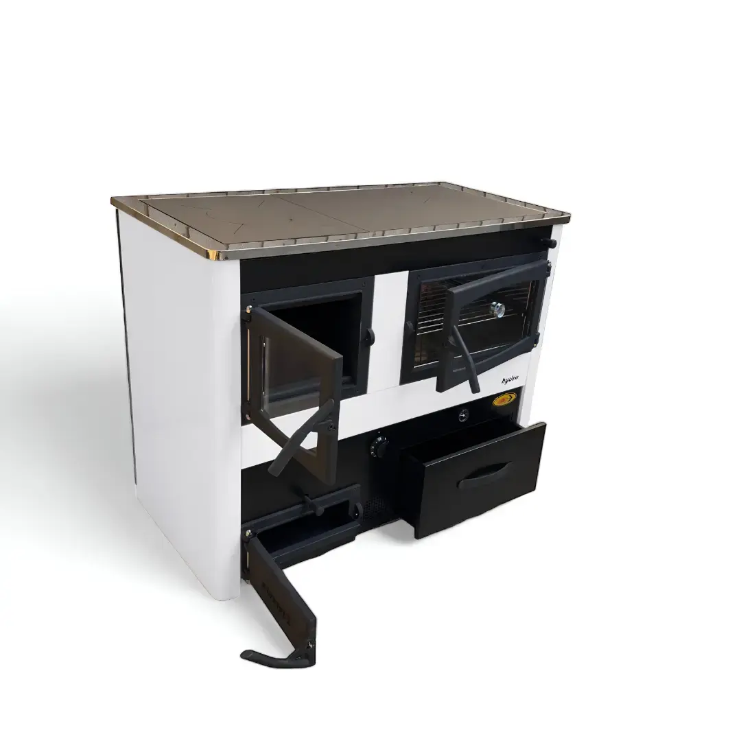 CONCEPT 2 HYDRO MAX | Central Heating Wood Cooker – 24 kW – White ABC Proizvod