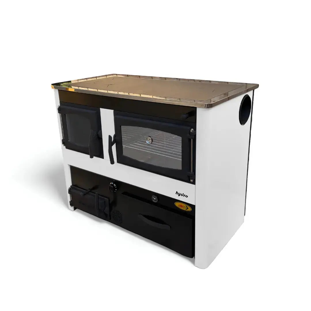 CONCEPT 2 HYDRO MAX | Central Heating Wood Cooker – 24 kW – White ABC Proizvod