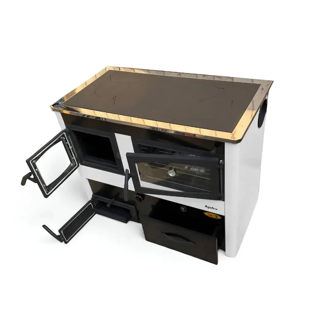 CONCEPT 2 HYDRO MAX | Central Heating Wood Cooker – 24 kW – White ABC Proizvod