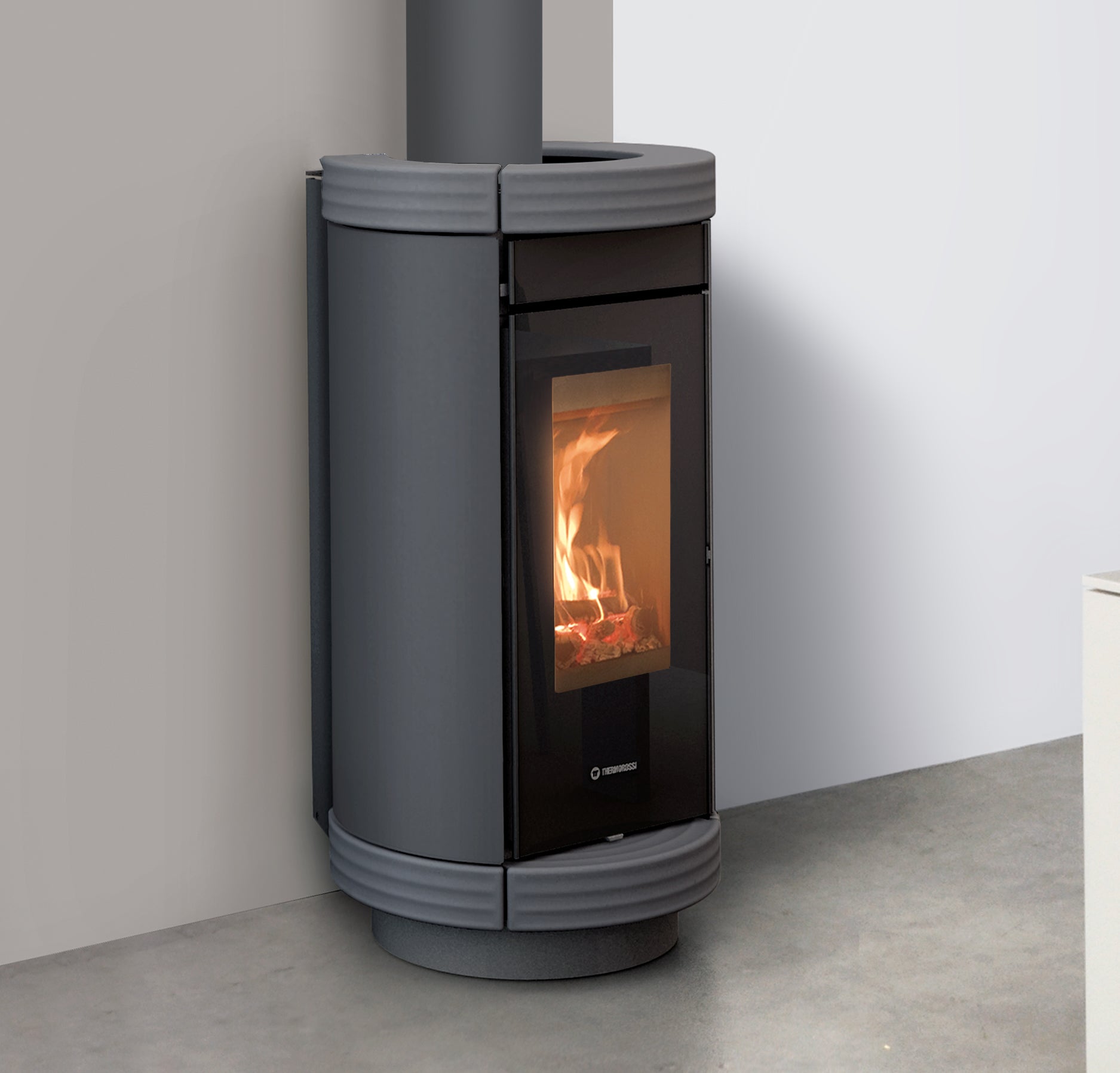 Thermorossi DORICA WOOD METALCOLOR | Medžio krosnis – 10,1 kW