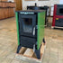 Simge Soba IGLO | Cast Iron & Steel Wood Stove with Hot Plate – 10 kW - Green Simge Soba