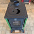 Simge Soba IGLO | Cast Iron & Steel Wood Stove with Hot Plate – 10 kW - Green Simge Soba