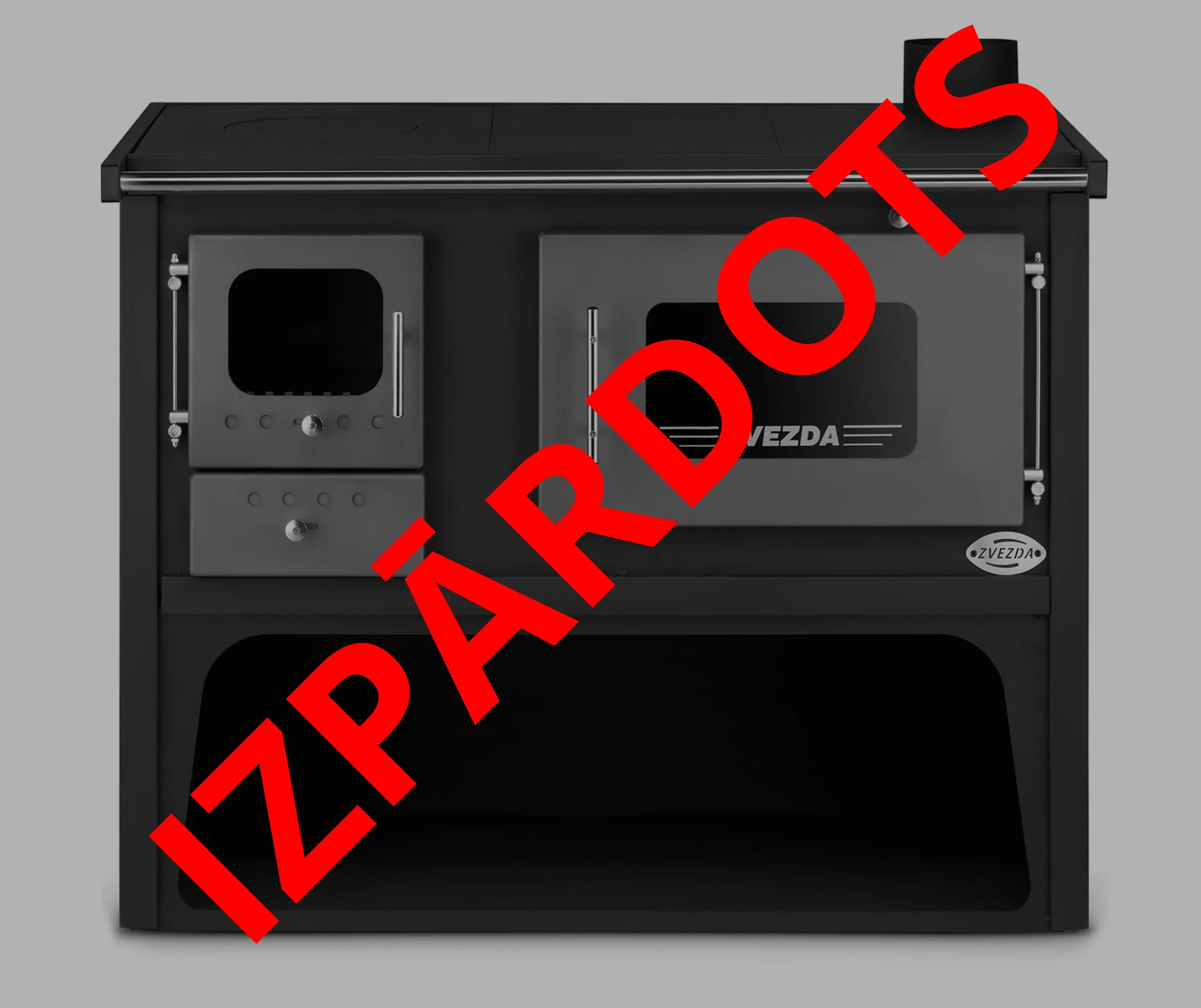 GAMMA | Wood Cook Stove with Oven – 10 kW Zvezda