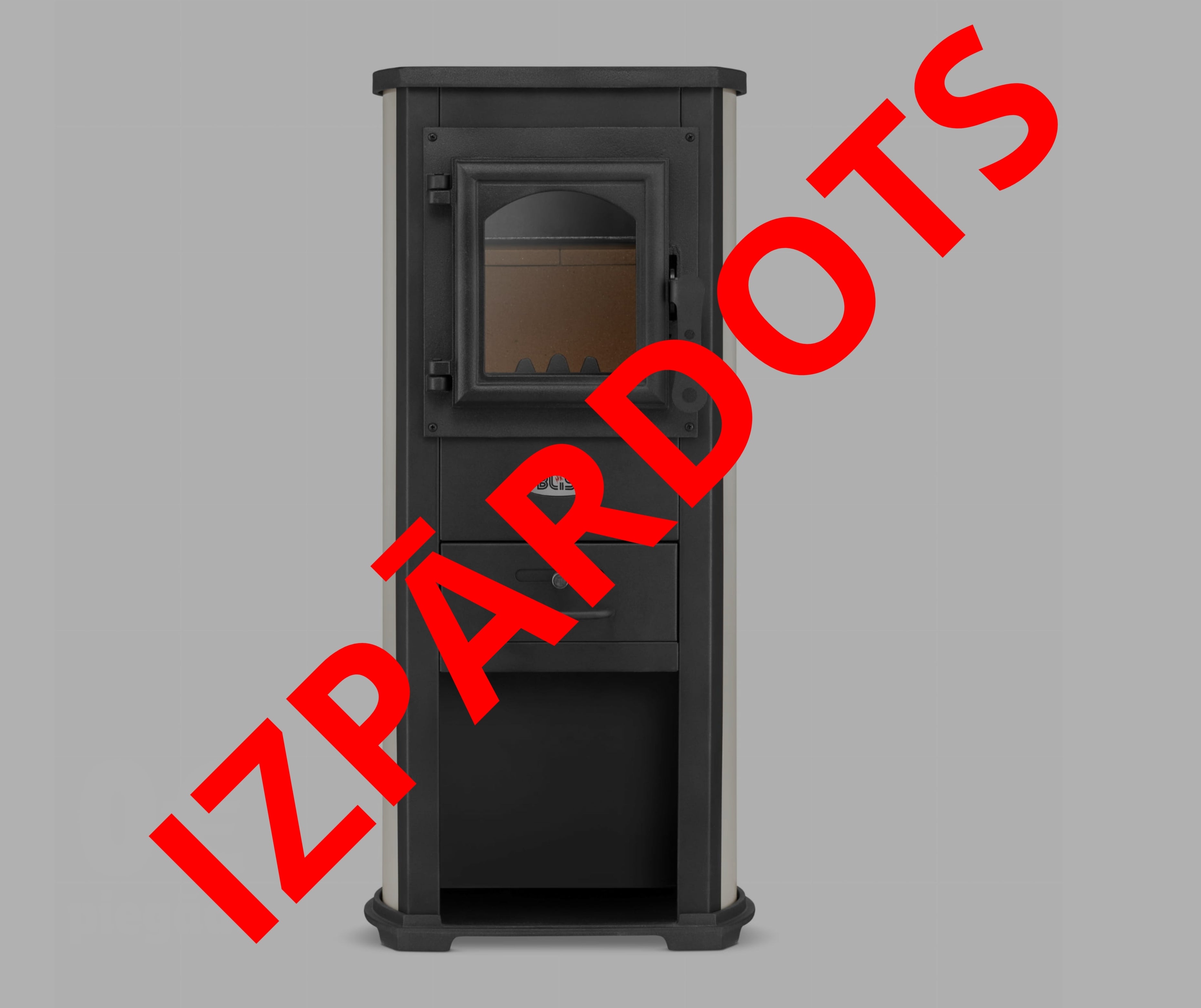 ECONOMIK | Čuguna malkas krāsns – 6,4 kW - bēša