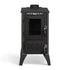 Simge Soba IGLO | Cast Iron & Steel Wood Stove with Hot Plate – 10 kW - Black Simge Soba