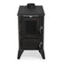 Simge Soba IGLO | Cast Iron & Steel Wood Stove with Hot Plate – 10 kW - Black Simge Soba
