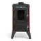 Simge Soba IGLO | Cast Iron & Steel Wood Stove with Hot Plate – 10 kW - Red Simge Soba