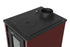 Simge Soba IGLO | Cast Iron & Steel Wood Stove with Hot Plate – 10 kW - Red Simge Soba