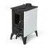 Simge Soba IGLO | Cast Iron & Steel Wood Stove with Hot Plate – 10 kW - White Simge Soba