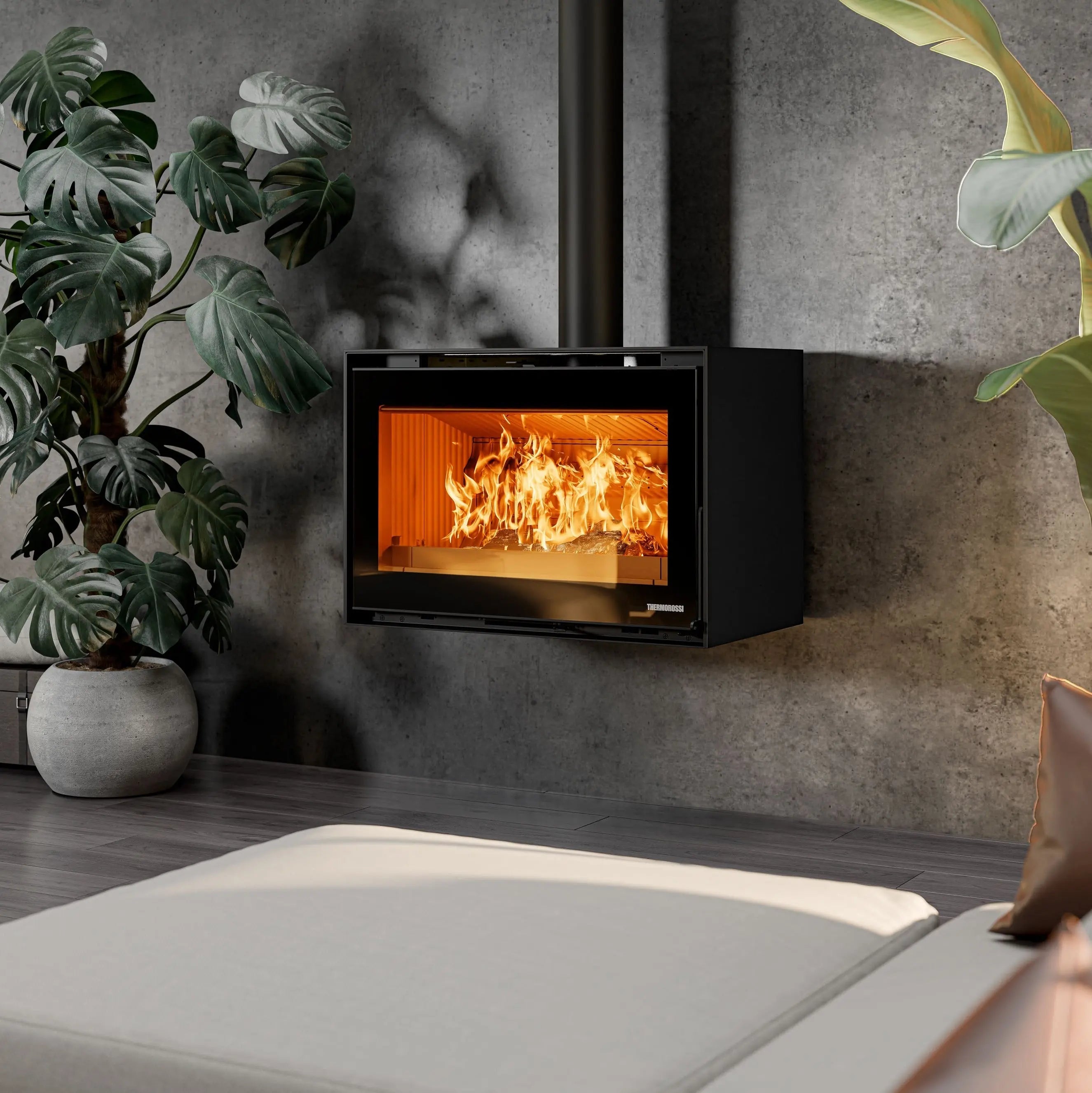 Thermorossi ESSENZA WOOD METALCOLOR | Malkas krāsns – 10,1 kW