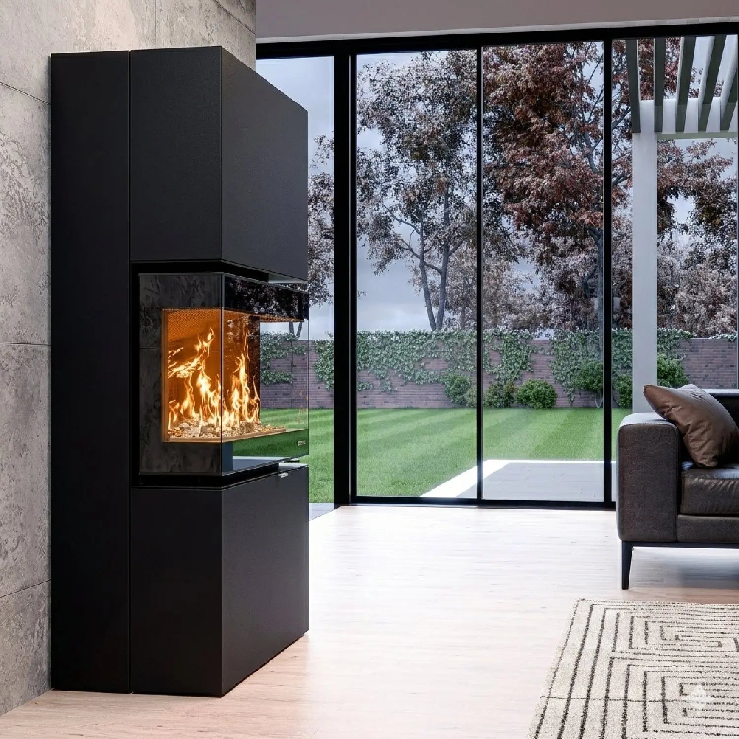 Thermorossi ESSENZA WOOD METALCOLOR | Malkas krāsns – 10,1 kW