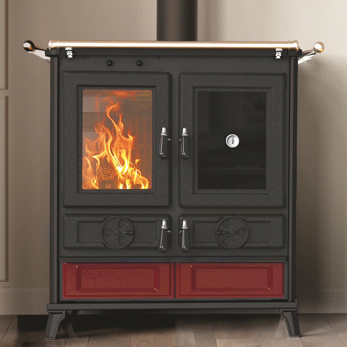 Thermorossi VIOLETTA EVO | Cast Iron Cooking Stove with Oven – 8,2 kW