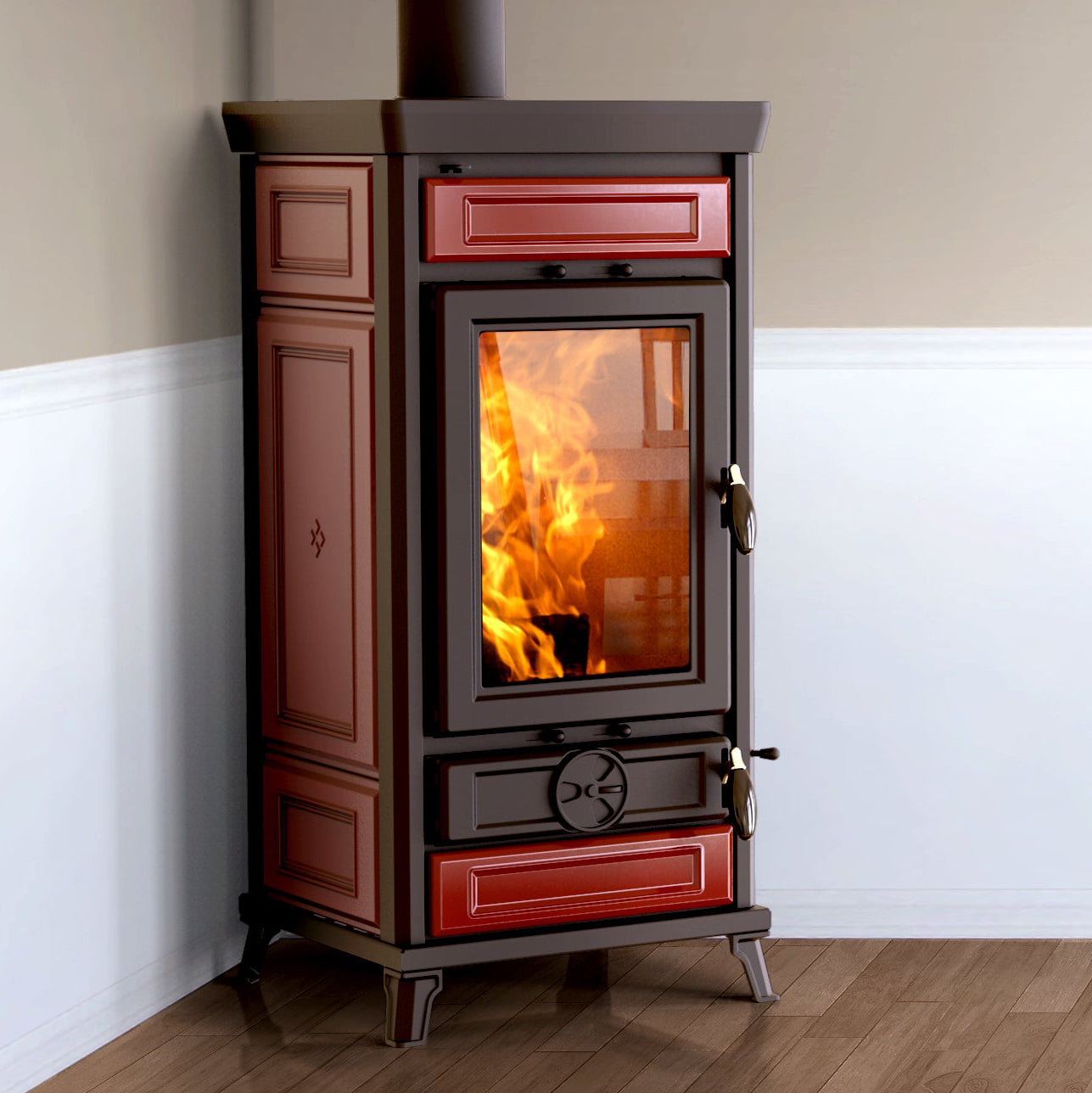 Thermorossi VITTORIA MAIOLICA | Cast Iron Stove – 12,7 kW