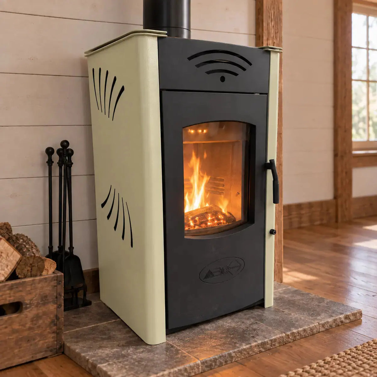 VULKAN | Central Heating Wood Stove – 24 kW