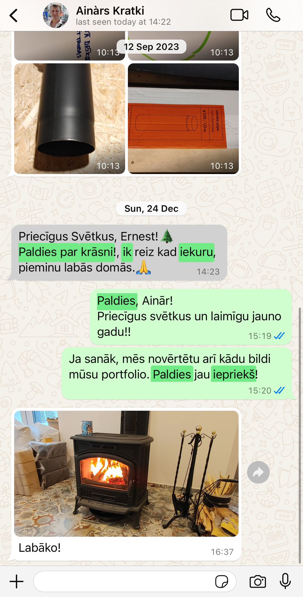 Klienta atsauksme par ceplis.eu