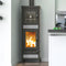 Thermorossi ANNA STONE | Cast Iron Stove with Oven – 12,7 kW
