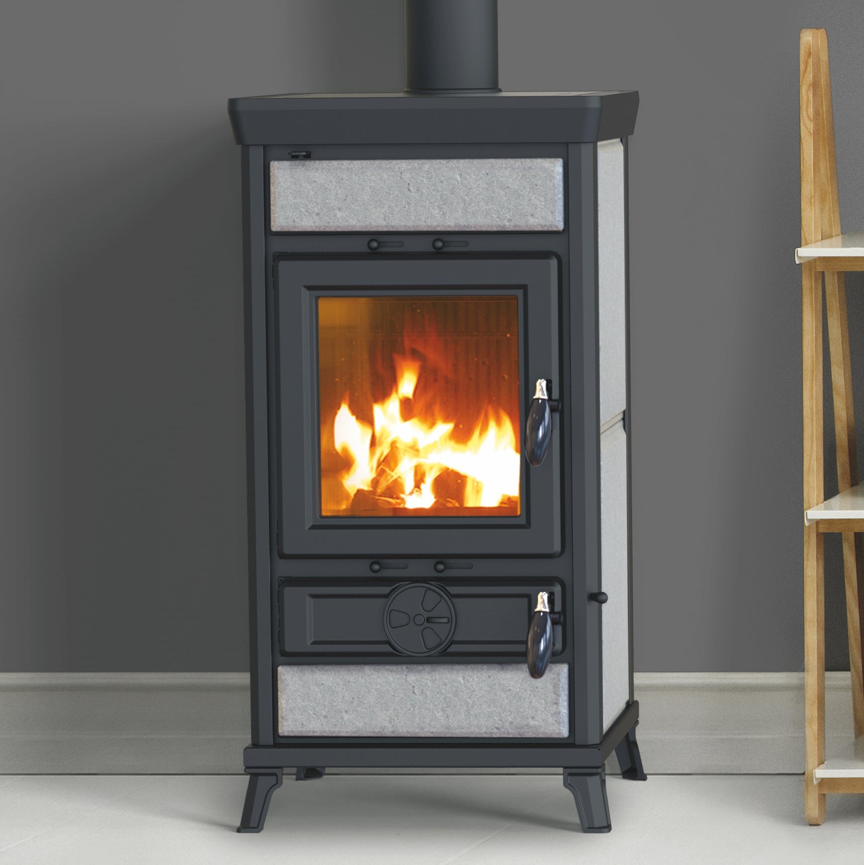 Thermorossi ILARIA STONE | Cast Iron Stove – 11,4 kW