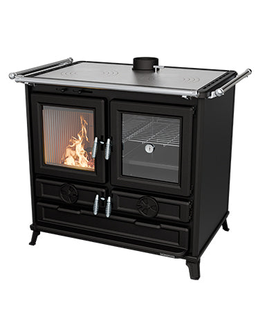 Thermorossi KLARA EVO | Cast Iron Cooking Stove with Oven – 12,1 kW