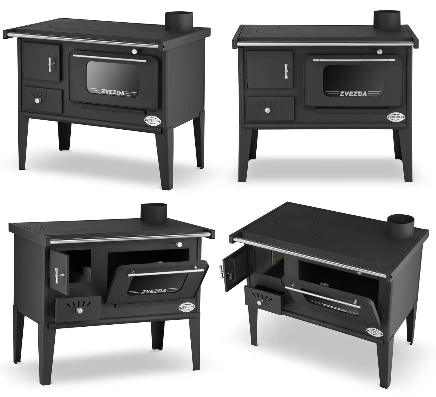 DALILA PLUS | Wood-Burning Stove – 6 kW Zvezda