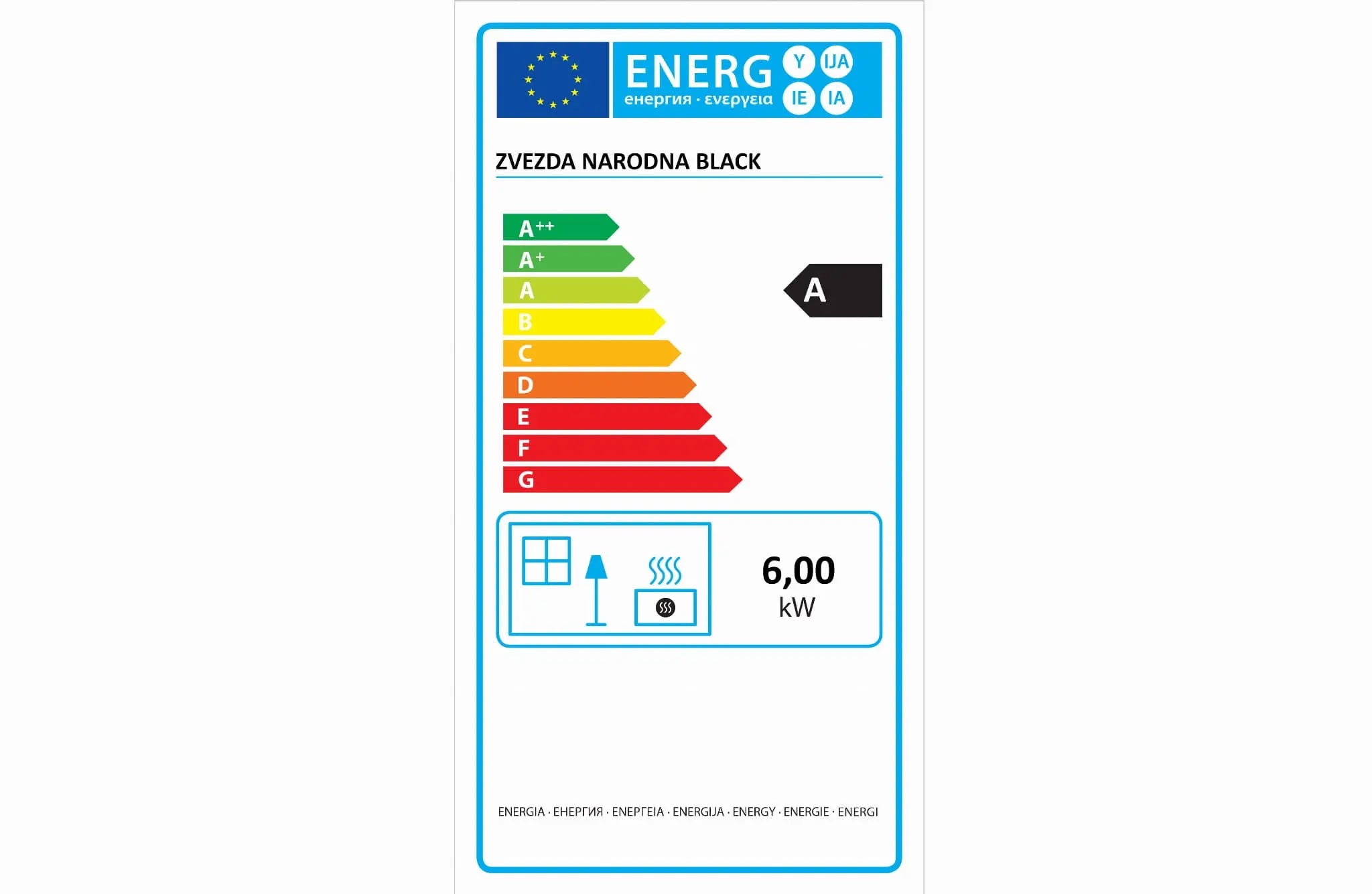 DALILA PLUS | Wood-Burning Stove – 6 kW Zvezda