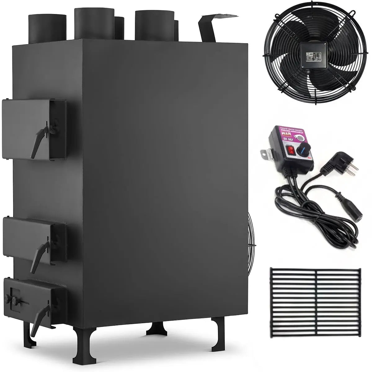 Malkas katls AURA ar ventilatoru | 35 kW ceplis.eu