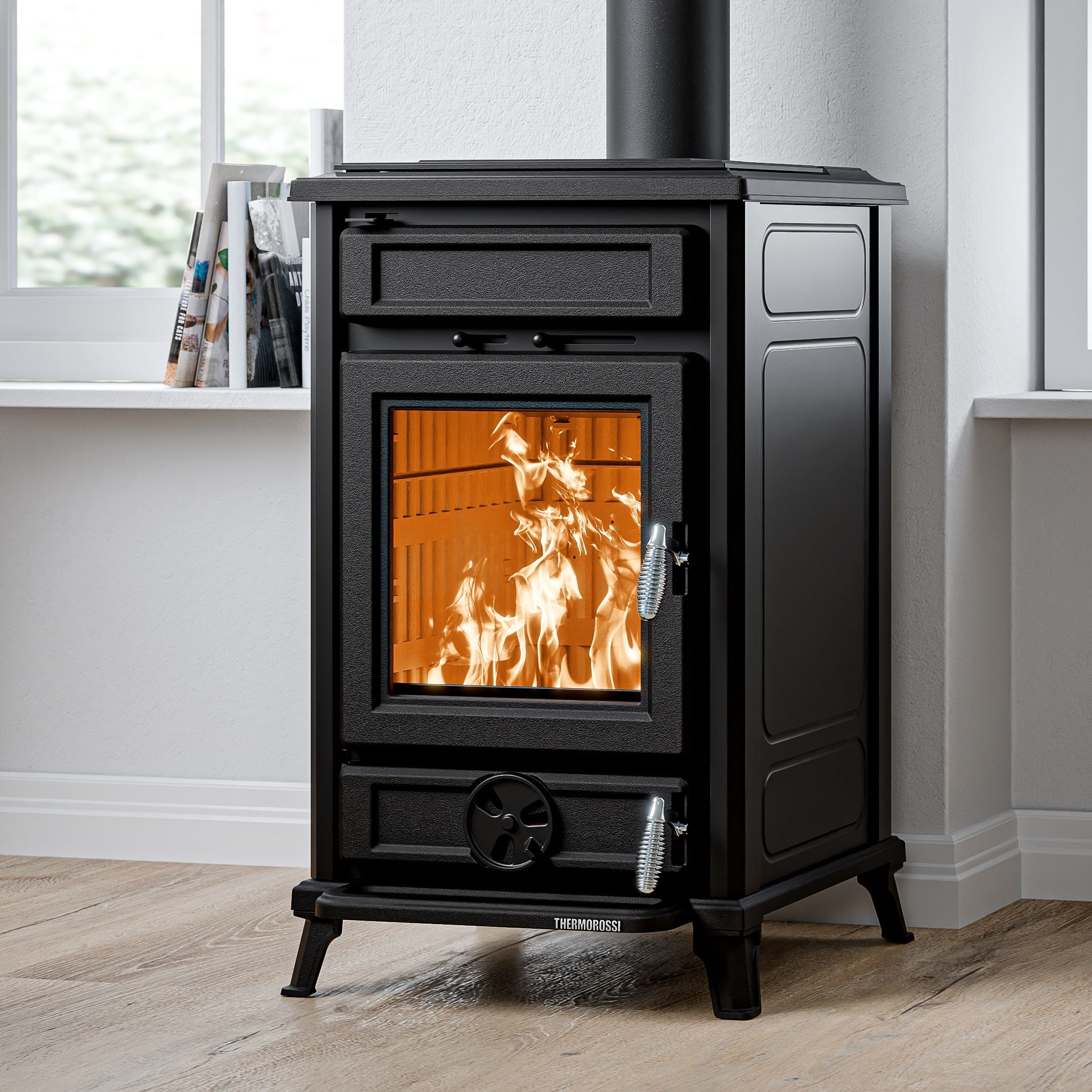 Thermorossi FILÒ | Cast Iron Cooking Stove with Oven – 10,8 kW