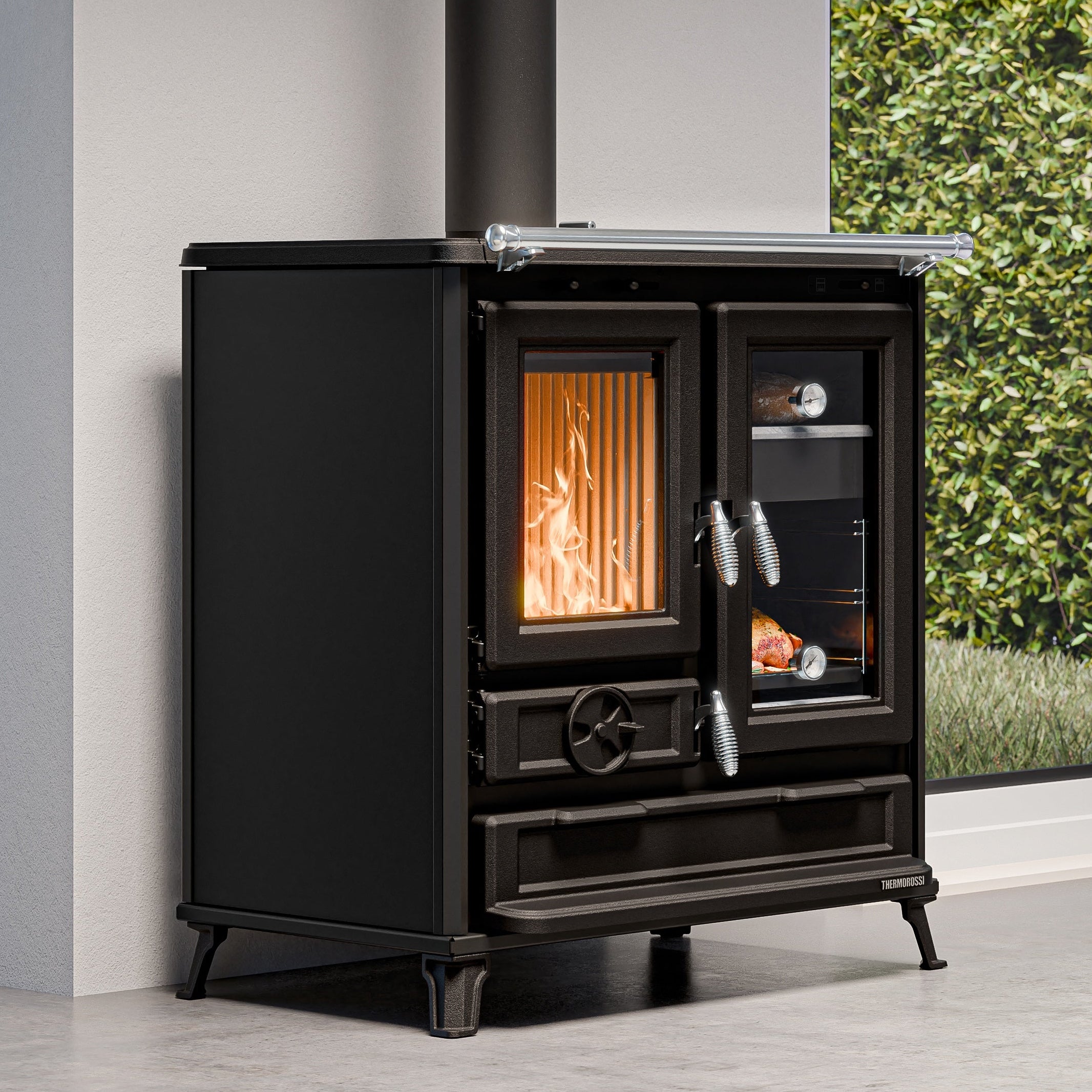 Thermorossi KLARISSA EVO | Ketaus viryklė su orkaitė – 8,2 kW