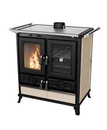Thermorossi VIOLETTA EVO | Cast Iron Cooking Stove with Oven – 8,2 kW