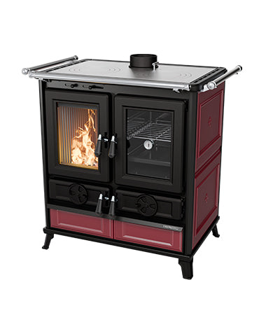 Thermorossi VIOLETTA EVO | Cast Iron Cooking Stove with Oven – 8,2 kW